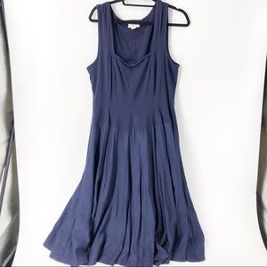 MAEVE BY ANTHRO NAVY SLEEVELESS DRESS XL